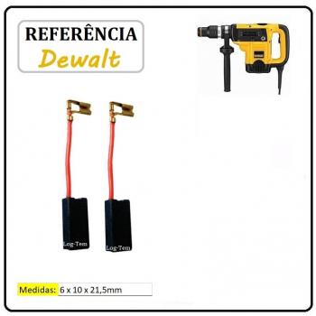 JOGO DE ESCOVA DE CARVÃO - MARTELETE DEWALT - 489256-00  - D 25730 K