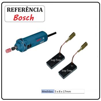 JOGO DE ESCOVA  DE CARVÃO - RETIFICA BOSCH - 2604320912 - 1210 - GGS 27