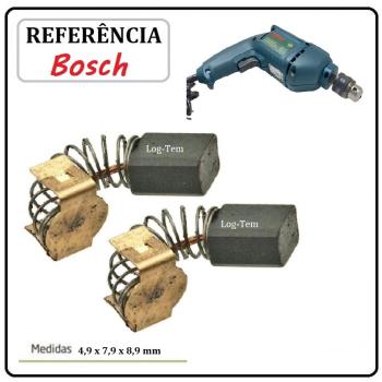 J-1-17 / JOGO DE ESCOVA DE CARVÃO - FURADEIRA BOSCH - 2607014004 - 1136 - GBM 1 - ORIGINAL