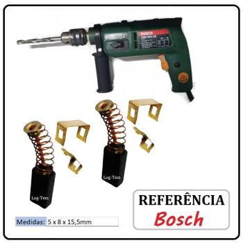 JOGO DE ESCOVA  DE CARVÃO -  FURADEIRA BOSCH - 2604321916 - 3161 - CSB 460-2