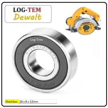 AL-23-1 / 605040-42 - ROLAMENTO FIXO - SERRA MARMORE DEWALT - DW 861 B - POS.14 - ORIGINAL