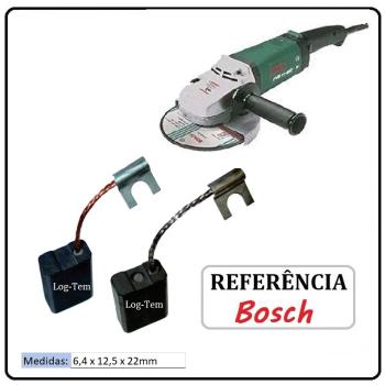 JOGO DE ESCOVA DE CARVÃO - ESMERILHADEIRA BOSCH - 9618086921 - 3276 - PWS 14-180