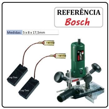 JOGO DE ESCOVA DE CARVÃO - TUPIA BOSCH - F000611029 - 3261.8 - POF 500 A