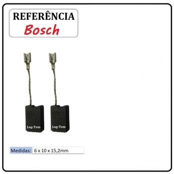 ESCOVA DE CARVÃO BOSCH - 6x10x15,2 mm