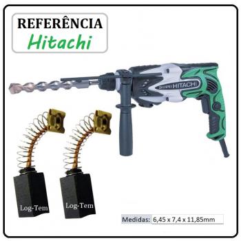 JOGO DE ESCOVA DE CARVÃO - MARTELETE HITACHI - 999-041 - DH 24 PB3