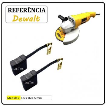 JOGO DE ESCOVA DE CARVÃO - ESMERILHADEIRA DEWALT - 940160-02 - DW 852