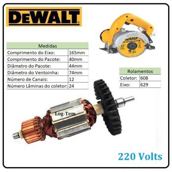 INDUZIDO / ROTOR / MOTOR 220 V - DW 861 B - POS.26