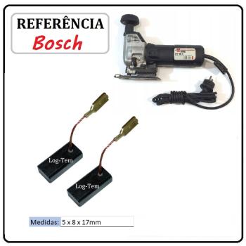 JOGO DE ESCOVA  DE CARVÃO - SERROTE PONTA BOSCH - 2604320912 - 1582 - STP 60 E