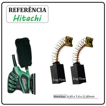 JOGO DE ESCOVA DE CARVÃO - LIXADEIRA ORBITAL HITACHI - 999-041 - SV 12 SG