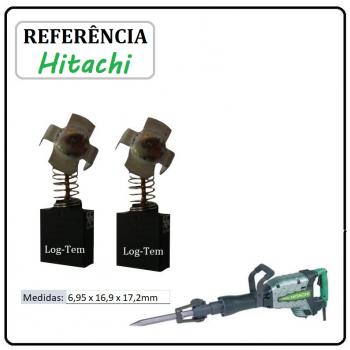 JOGO DE ESCOVA DE CARVÃO - MARTELO HITACHI - 999-086 - H 65 SD2