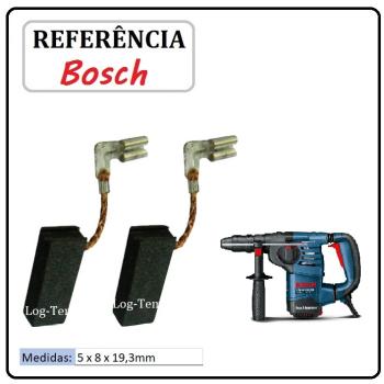 JOGO DE ESCOVA DE CARVÃO - MARTELO BOSCH - 1617000525 - 11B4A - GBH 2-26 DFR