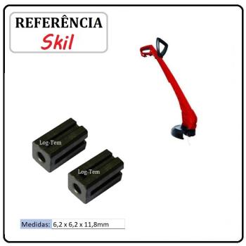 JOGO DE ESCOVA DE CARVÃO - CORTADOR DE RELVA SKIL -  2610386546 - 0547