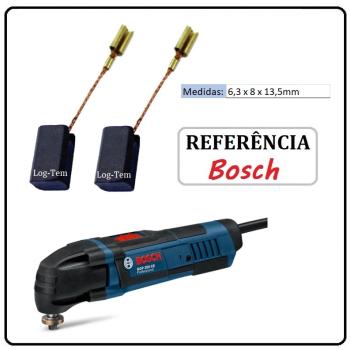 JOGO DE ESCOVA DE CARVÃO - OCILANTE MULTICORTADORA BOSCH - 1619P02870 - 1B30 - GOP 250 CE