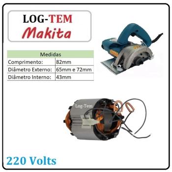 K-3-1-1 / ESTATOR / BOBINA / CAMPO - SERRA MARMORE MAKITA  220 V - 4100 NH - POS.33 - IMPORTADO
