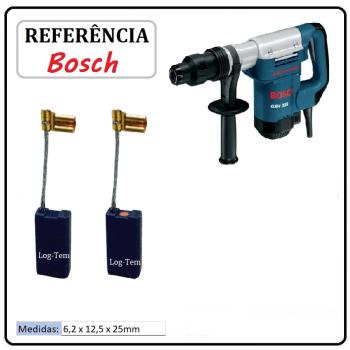 JOGO DE ESCOVA DE CARVÃO - MARTELO BOSCH - 1617014138  - 11388 - GSH 388