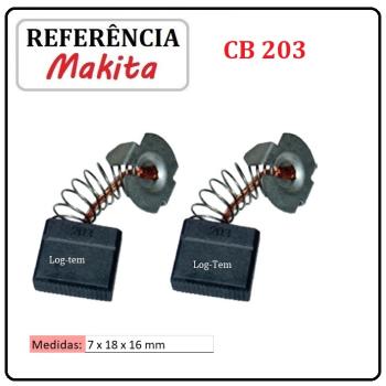ESCOVA DE CARVÃO MAKITA - 7x18x16 mm