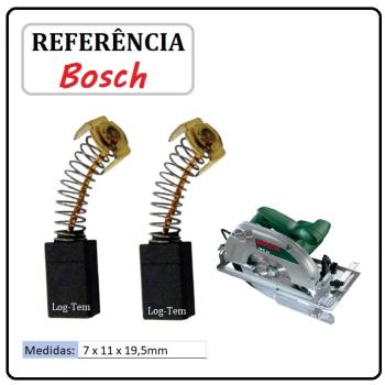 JOGO DE ESCOVA  DE CARVÃO -  SERRA CIRCULAR BOSCH - 1619P01317 - 3B04 - PKS 66 A