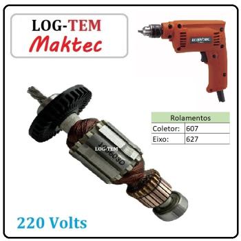 K-2-3-11 / 515603-2 - INDUZIDO / ROTOR / MOTOR - FURADEIRA MAKTEC 220 V - MT 651 - POS.10 - ORIGINAL