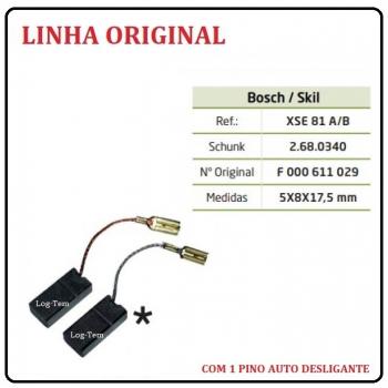 XSE 81 A/B - ESCOVA DE CARVÃO BOSCH - 1347 - C/ 1 PINO