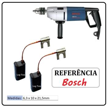 JOGO DE ESCOVA DE CARVÃO - FURADEIRA BOSCH - 1607014126 - 1174.2 - GSB 30-2