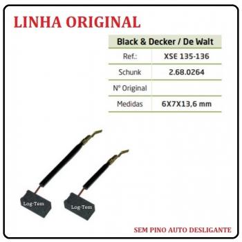 XSE 135/136 - ESCOVA DE CARVÃO DEWALT - DW 501