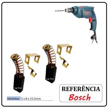 JOGO DE ESCOVA  DE CARVÃO -  FURADEIRA BOSCH - 2604321916 - 1142 - GSB 10 RE