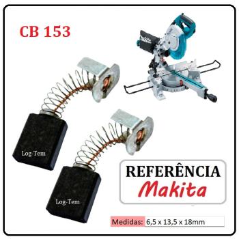 JOGO DE ESCOVA DE CARVÃO - SERRA ESQUADRILHA MAKITA - 194985-1 - CB 153 - LS 1212