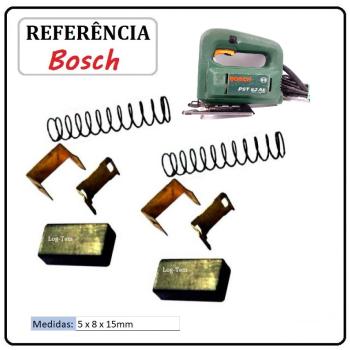 JOGO DE ESCOVA DE CARVÃO - SERRA TICO-TICO BOSCH -  2604321917 - 3229 - PST 53 A