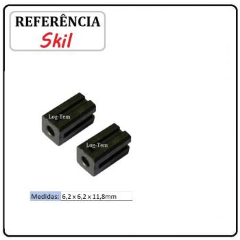 JOGO DE ESCOVA DE CARVÃO - SERRA TICO-TICO SKIL -  2610386546 - 4050 H1