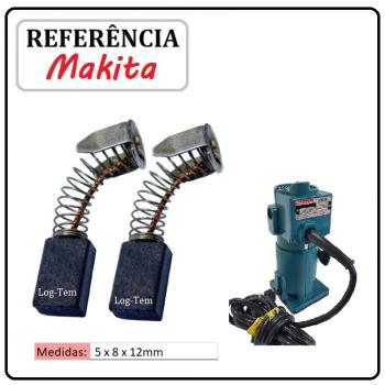 JOGO DE ESCOVA DE CARVÃO - TUPIA MAKITA - 194963-1 - CB 51 - 3700 B