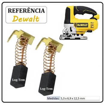JOGO DE ESCOVA DE CARVÃO - SERRA TICO-TICO DEWALT -  90521673 - DW 300 K