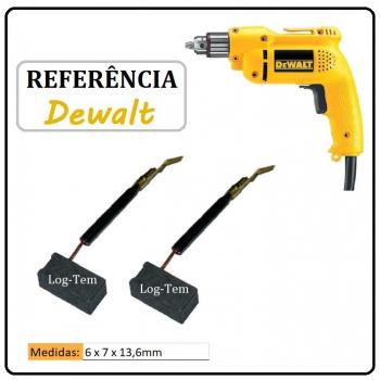 JOGO DE ESCOVA DE CARVÃO - FURADEIRA DEWALT - 146475-10 - DW 105