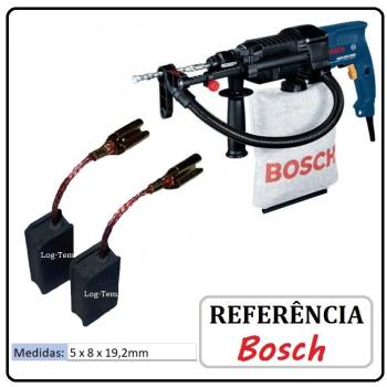 JOGO DE ESCOVA DE CARVÃO - MARTELETE BOSCH - 1617014134 - 11237 - GAH 350 SRE