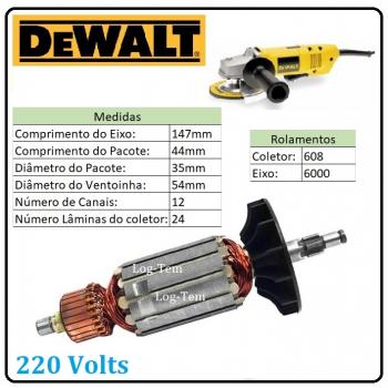 INDUZIDO / ROTOR / MOTOR 220 V - DW 402 - POS.1