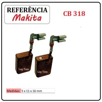 ESCOVA DE CARVÃO MAKITA - 5x11x16 mm - C/ 1 PINO AUTO DESLIGANTE