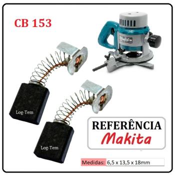 JOGO DE ESCOVA DE CARVÃO - TUPIA MAKITA - 194985-1 - CB 153 - 3601 B