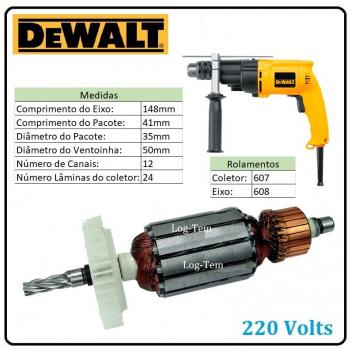 INDUZIDO / ROTOR / MOTOR 220 V - DW 505 - POS. 1