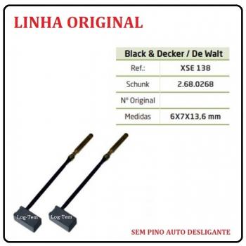 XSE 138 - ESCOVA DE CARVÃO DEWALT e BLACK&DECKER