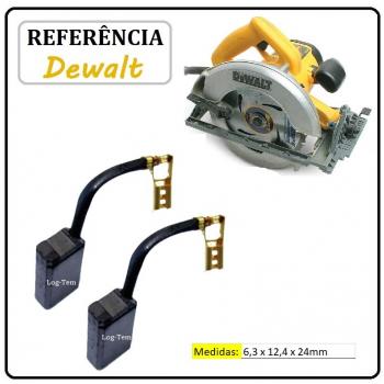 JOGO DE ESCOVA DE CARVÃO - SERRA CIRCULAR DEWALT - 381028-03 - DW 368