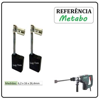 JOGO DE ESCOVA DE CARVÃO - MARTELO METABO - MAX 177