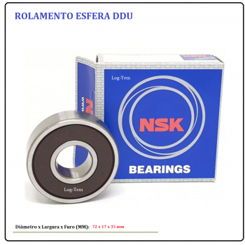 6207 - ROLAMENTO ESFERA DDU - NSK