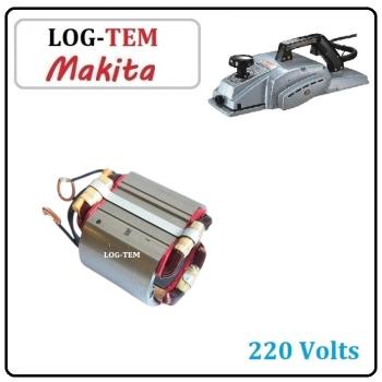 K-4-3-3 / 523025-2 - ESTATOR / BOBINA / CAMPO - PLAINA ELETRICA MAKITA 220 V - 1805 N - POS.44 - ORIGINAL