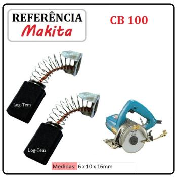 JOGO DE ESCOVA DE CARVÃO - SERRA MARMORE MAKITA - 194974-6 - CB 100 - 4100 H