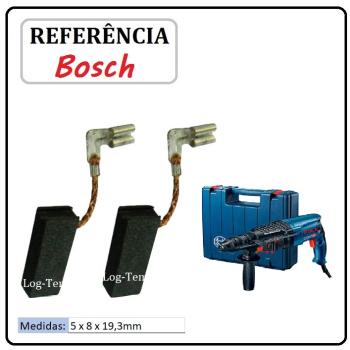 JOGO DE ESCOVA DE CARVÃO - MARTELO BOSCH - 1617000525 - 11251 - GBH 2-26 E