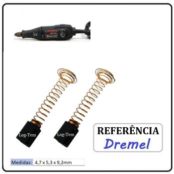 JOGO DE ESCOVA DE CARVÃO - MULTI FERRAMENTA DREMEL -  2610006477 - 0396