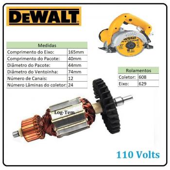 INDUZIDO / ROTOR / MOTOR 110 V - DW 861 B - POS.26