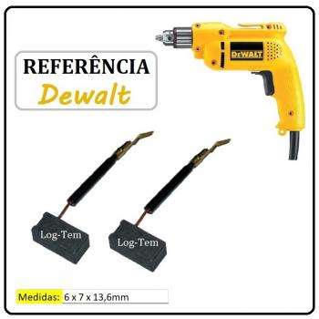 JOGO DE ESCOVA DE CARVÃO - FURADEIRA DEWALT - 146475-10 - DW 507 K
