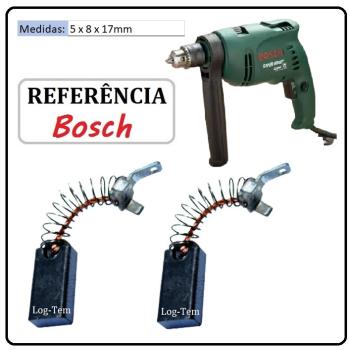 JOGO DE ESCOVA DE CARVÃO - FURADEIRA BOSCH - F000612015 - 3388.5 - HSB 10 RE