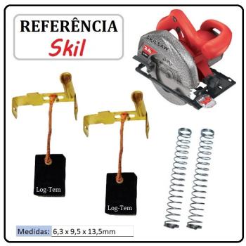 JOGO DE ESCOVA DE CARVÃO - SERRA CIRCULAR SKIL - 2610993156 - 5550
