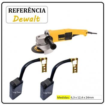 JOGO DE ESCOVA DE CARVÃO - ESMERILHADEIRA DEWALT - 940160-00 - DW 474